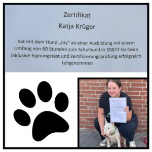 Ein weiteres zertifiziertes Schulhundeteam bereichert die IGS Burgwedel